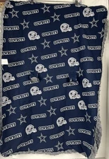 DALLAS COWBOYS Baby Car Seat Cover Minky Blanket Baby Fanatic NFL Team Logo Star