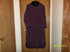 Vanity Fair Ladies Robe Full Length Long Sleeve Ladies Size M