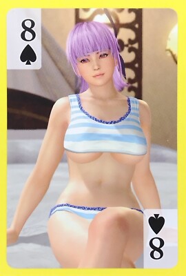 Ayane Dead or Alive Xtreme 3 Playing Card Game Koei Tecmo Japanese Spade 8