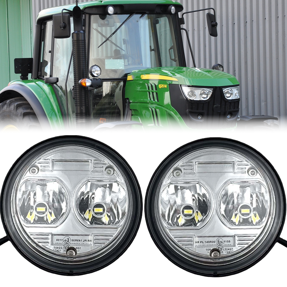 For John Deere 6125M, 6130M, 6135M, 6140M, 6155M Pair LED