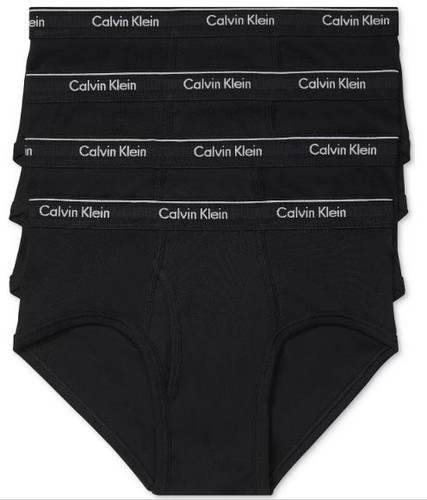 4 CALVIN KLEIN PARA HOMBRE BLANCO GRIS NEGRO 100% ALGODÓN CLÁSICO TALLAS S M L XL - Imagen 23 de 42