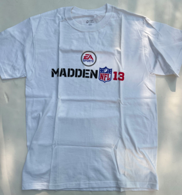 Madden White Madden T Shirts JAMIE CREW NECK LOGO TEE WHITE