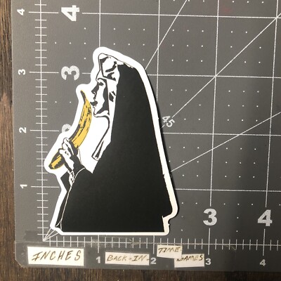 Sexy Nun Licking Banana Adult Humor Sticker For Guitar Laptop Phone Ect. TS1