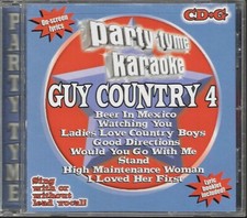 Party Tyme Karaoke - Guy Country 4 8 8-song CD G - Music CD