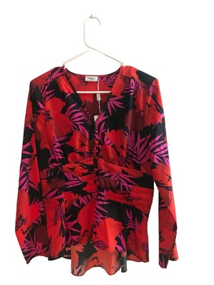 Akris Punto Silk Blouse Size 10 Nwt