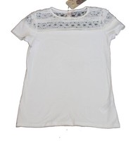 S3) Damen T-SHIRT Shirt Ecru Wollweiss Tom Tailor Gr. M 38 Neu