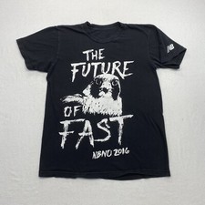 New Balance T Shirt Adult Medium Black The Future Is Fast Logo