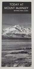 1974 Mount Mt McKinley Alaska AK National Park Tourist Vintage Travel Brochure