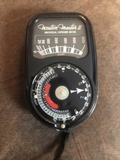 Weston Master II Universal Exposure Meter Model 735 w/ Original Leather Case