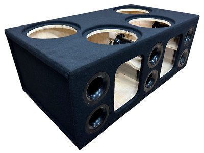 Custom Ported Sub Enclosure Box for 4 12'' Skar Audio EVL-12 EVL Subs ~ BIRCH ~