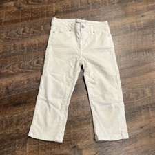 Celebrity Pink Girl  s 10 White Denim Capris