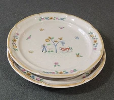 2 International China Co Japan Tableworks Heartland Stoneware Salad Plates EUC