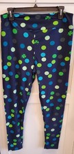 Lularoe TC Leggings St Patrick's Day Shamrocks Polka Dot Never Worn