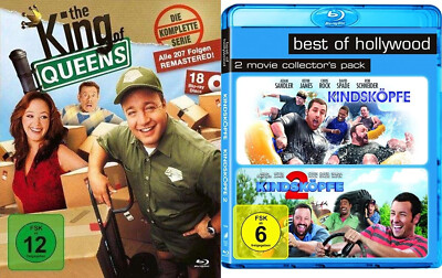 KING OF QUEENS komplette TV-Serie +Bonus KINDSKÖPFE 1 +2 20 BLU-RAY BOX Edition