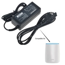 AC Adapter Charger for Netgear Orbi Satellite RBS50 AC3000 Tri-Band WiFi Power