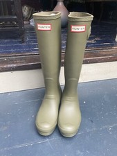 Image of green hunter wellies size 5