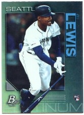 2020 Bowman Platinum Baseball Base #50 Kyle Lewis - Seattle Mariners RC