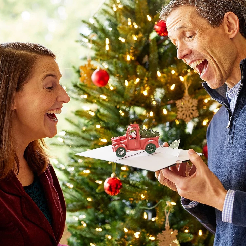 Lovepop Disney's Mickey Mouse Holiday Greetings Pop Up Card, 3D Card - Image 4 of 4