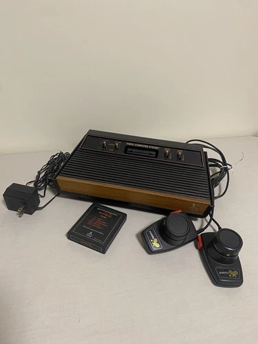 Atari CX-2600A Video Computer System Console - 2 Paddles - 1 Game - Parts/Repair