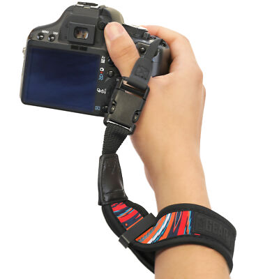 Digital Camera Wrist Strap w/ Padded Neoprene & Quick Release Buckle System