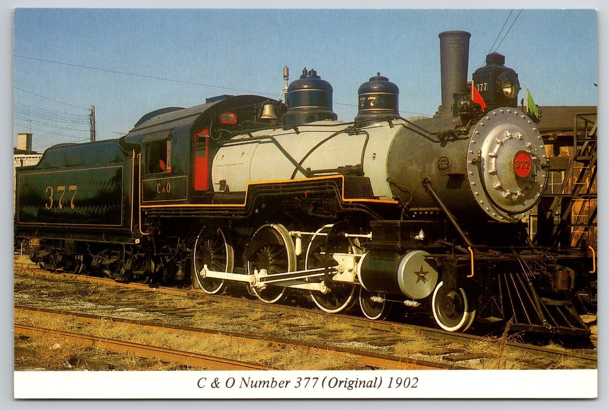C&O No. 377, B&O Railroad Museum, Mt Clare Stn, Baltimore, MD