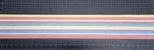 Striped Wallpaper Border Rainbow Color Home Decor PB58057B Red Yellow Blue White