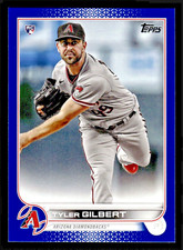 2022 Topps Tyler Gilbert Rookie Royal Blue #130 - Arizona Diamondbacks