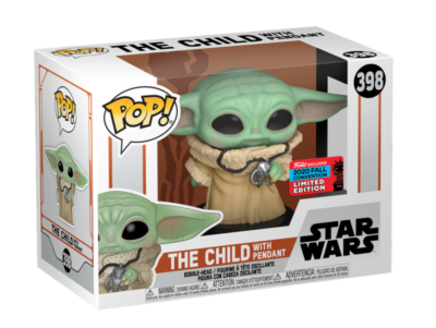 FUNKO POP! STAR WARS THE MANDALORIAN: THE CHILD WITH PENDENT #398