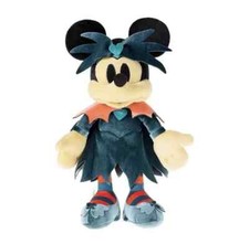 Disney Parks Minnie Mouse Halloween Plush   15 Inch Green Witch Costume   New