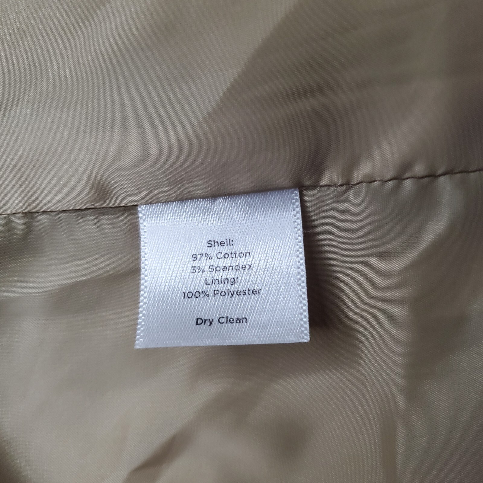 Talbots Beige Tan Loop Trim Hidden Button Long Sl… - image 8