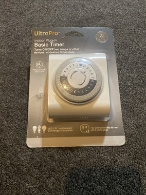 GE UltraPro Indoor Plug-in Basic Timer Lighting Control Switch Brand New!