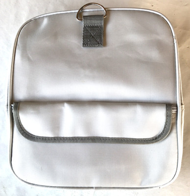 Shabby Weekender kleine Reisetasche Rucksack Polyester Silbergrau #992B2