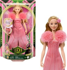 Wicked Singing Glinda Fashion Doll & Accessories, Posable with Movie-Inspired
