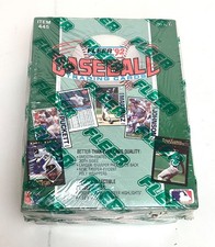 Complete Factory Sealed 1992 FLEER Baseball 36-Packs