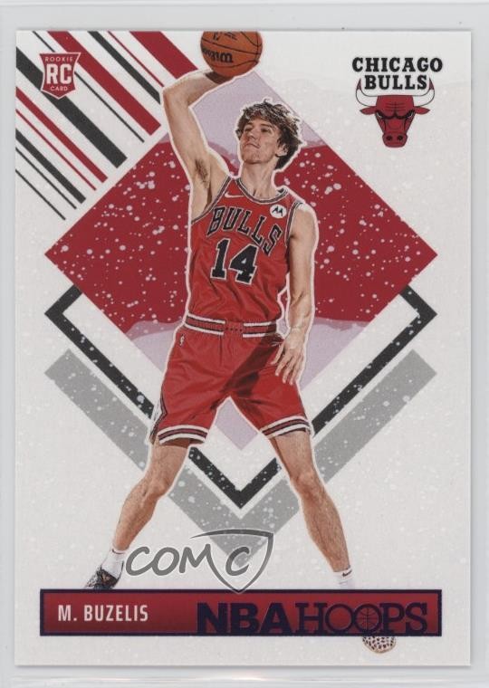 2024-25 Panini NBA Hoops Hoops Tribute Purple Winter Matas Buzelis #295 3g6