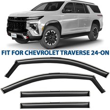 Rain Guards Vent Visors Shade For 2024-2026 Chevrolet Chevy Traverse Rain Guards Vent Visors Shade For 2024-2026 Chevrolet Chevy Traverse
