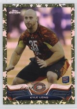 2013 Topps Chrome Military Refractor 72/499 Kyle Long #62 5n0