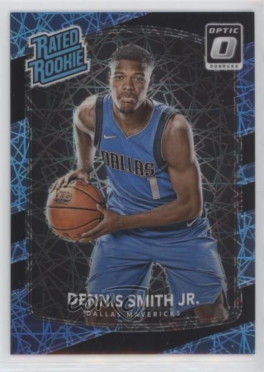 2017-18 Donruss Optic Rated Rookie Black Velocity Prizm 7/39 Dennis Smith Jr nd3