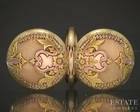 New ListingAntique Tri Colored Gold Filled American Waltham Seaside Pocket Watch p15131