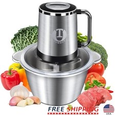 300W Electric Food Processor Multi-Function Meat Grinder Kitchen Chopper New