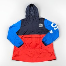 THE NORTH FACE Wind Coat Jacket Hood Packable Windwall Women s Medium USA