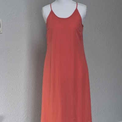 Old Navy Coral Tropics Sleeveless High Low Dress XS Beach Vacation Flowy Resort