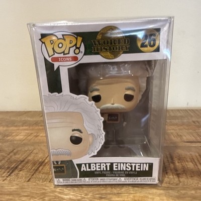 Funko Pop! Vinyl Albert Einstein 26 Icons World History Figure Damaged corner