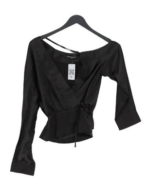Pixie Market Damen Bluse S schwarz 100% andere 3/4 Arm V-Ausschnitt Basic