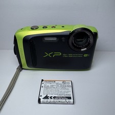 Fujifilm FINEPIX XP90 16.4 MP Waterproof Wifi Digital Camera - Lime W/Battery