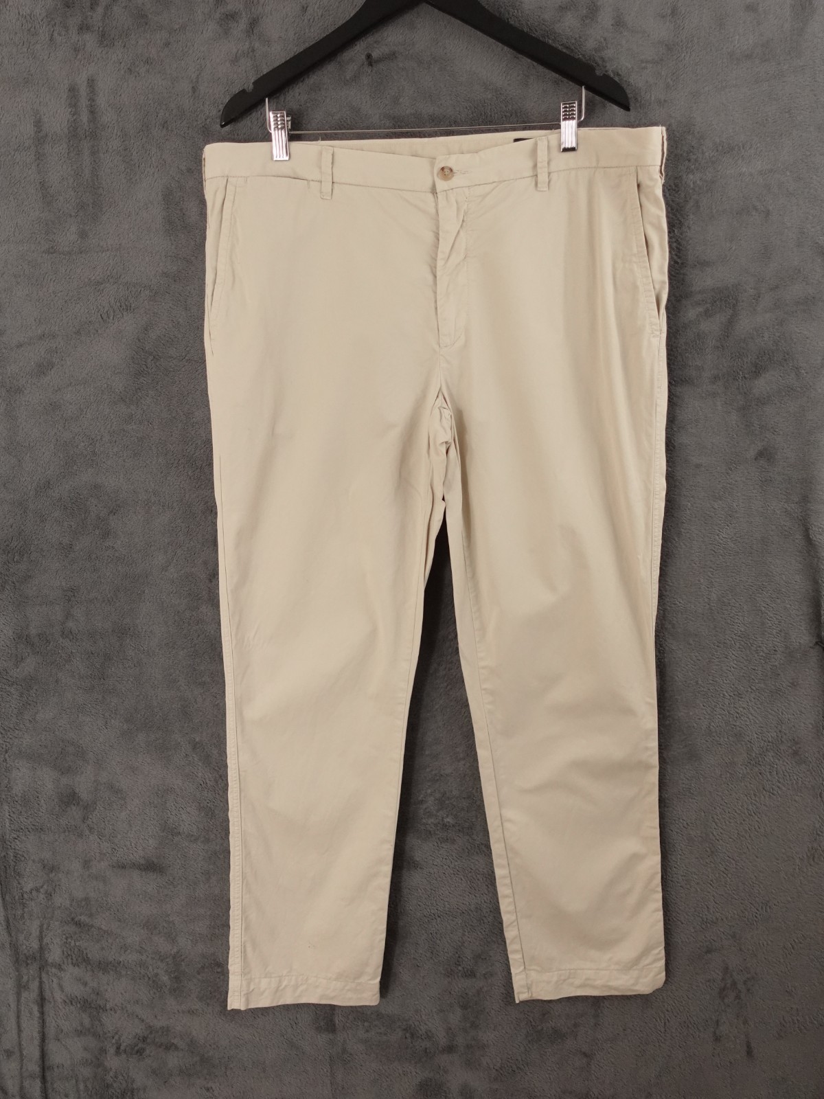 Ralph Lauren Trousers Mens W38 L32 Beige Chino Straight Cotton Smart Casual Work