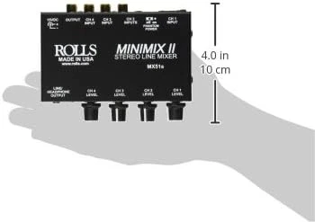 Rolls MX51S Mini Mix 2 Four-Channel Stereo Line Mixer - Image 3 of 3