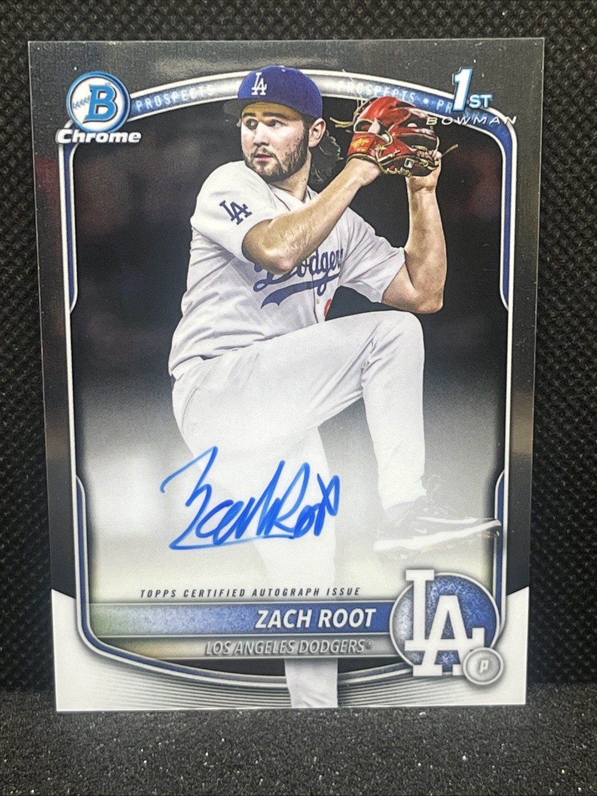 2025 BOWMAN ZACH ROOT 1ST AUTO LOS ANGELES DODGERS