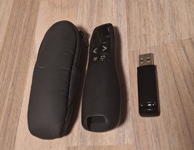 Laserointer/ Presenter Wireless / USB /  schwarz/  Logitech 400?