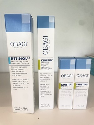 Obagi Clinical KINETIN+ hydrating eye cream +  Clinical Retinol 0.5  